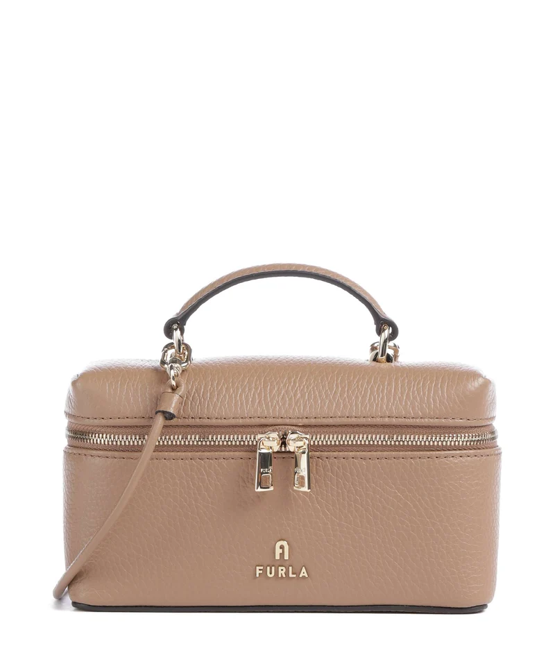 Furla Camelia Micro Crossover väska toffee