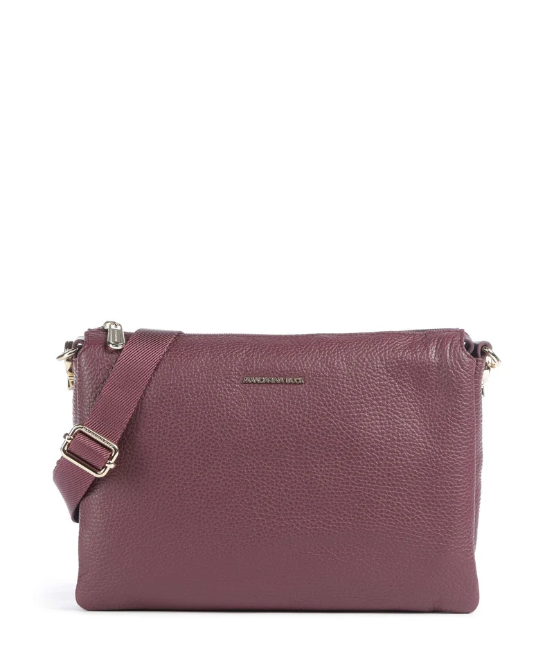 Mandarina Duck Mellow Leather Crossover väska sin