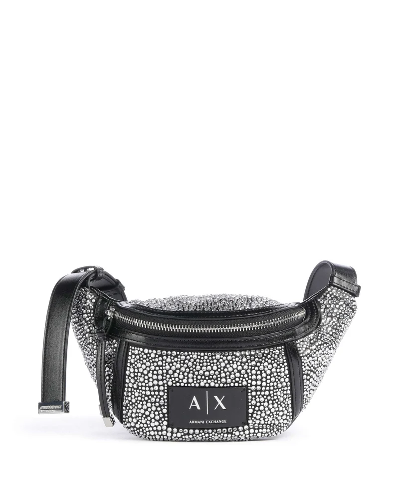 Armani Exchange Alice Crossover väska black/crystal