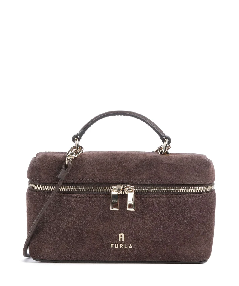 Furla Camelia Micro Crossover väska toni cioccolato