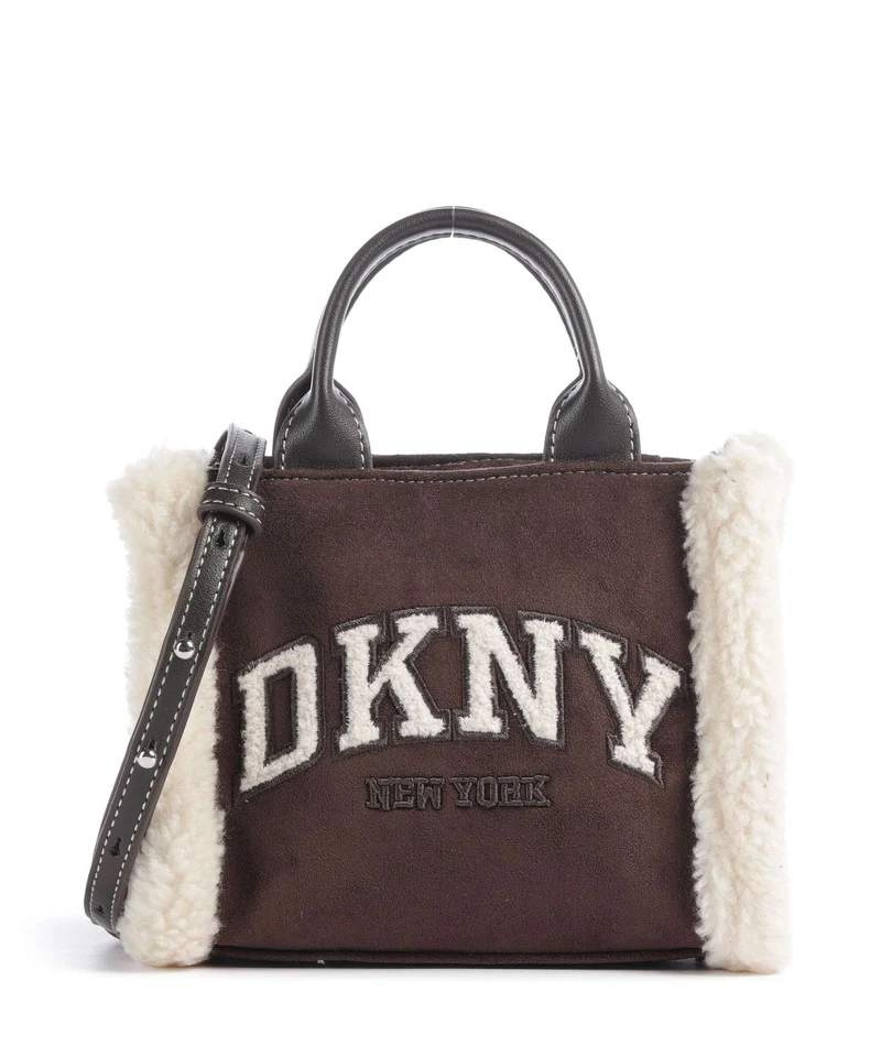 DKNY Hadlee Mini Crossover väska coffee bean