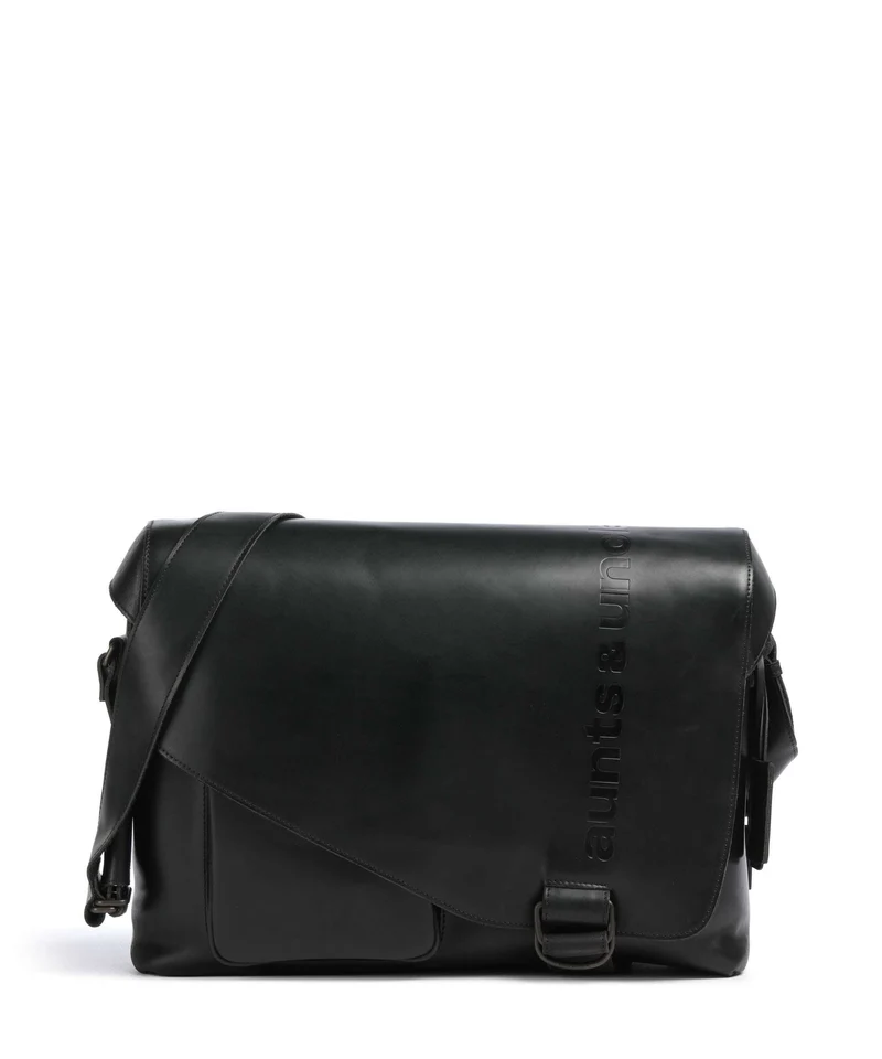 Aunts & Uncles Heritage Big Judd Messenger väska black