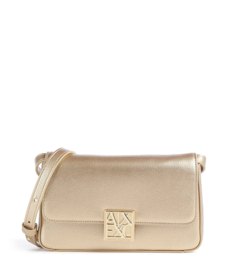 Armani Exchange Amy Crossover väska light gold