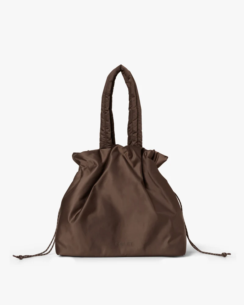 Medium Soft Satin Drawstring Tote