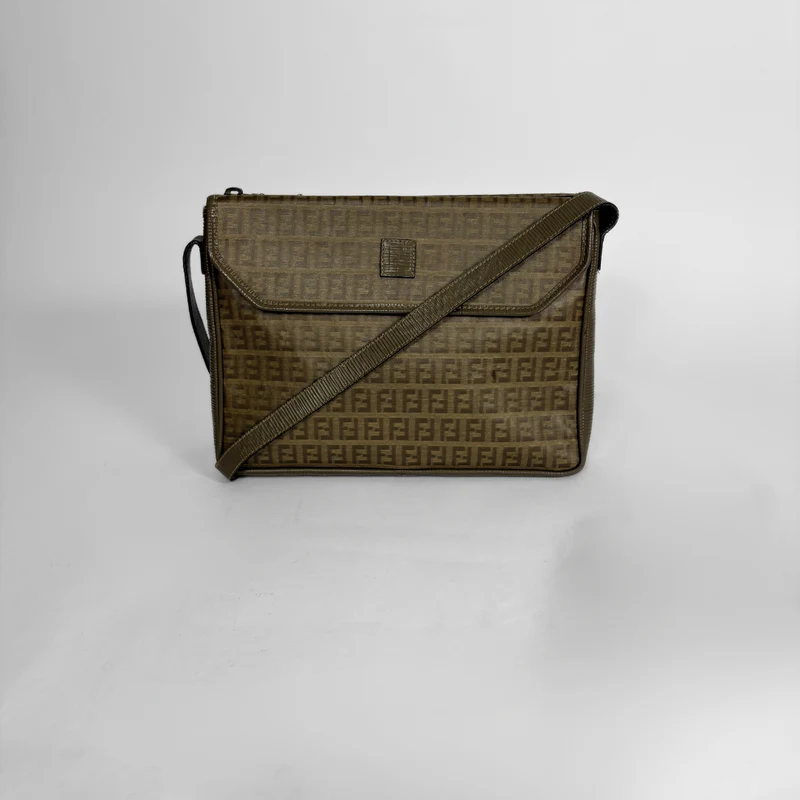 Fendi PVC-axelväska