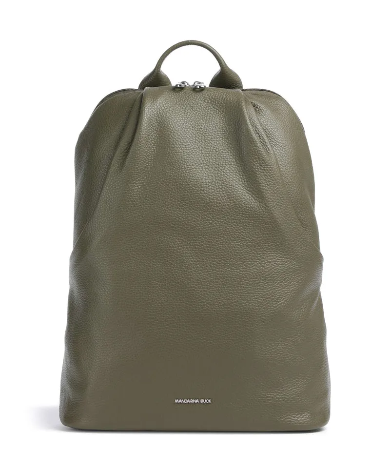 Mandarina Duck Mellow Leather Ryggsäck winter olive