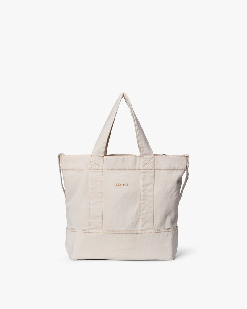 Medium Washed Denim Crossbody Väska