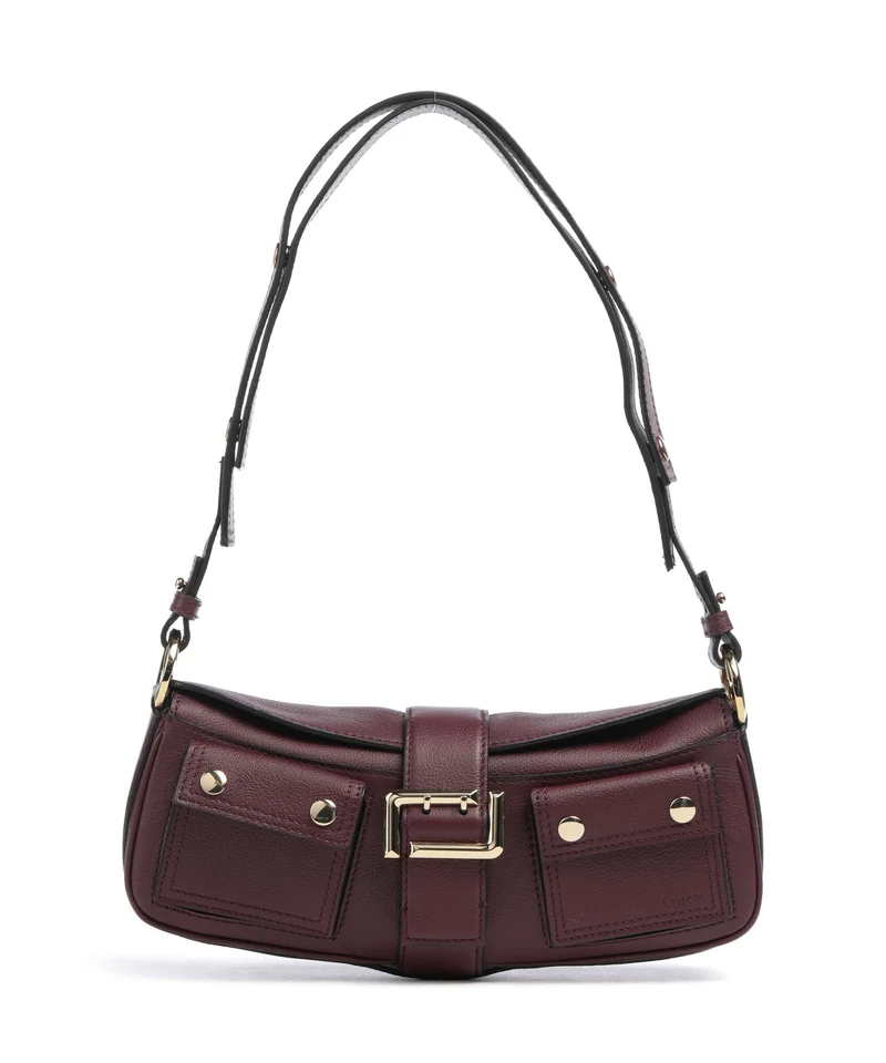 Lancel Multipocket Axelremsväska cassis