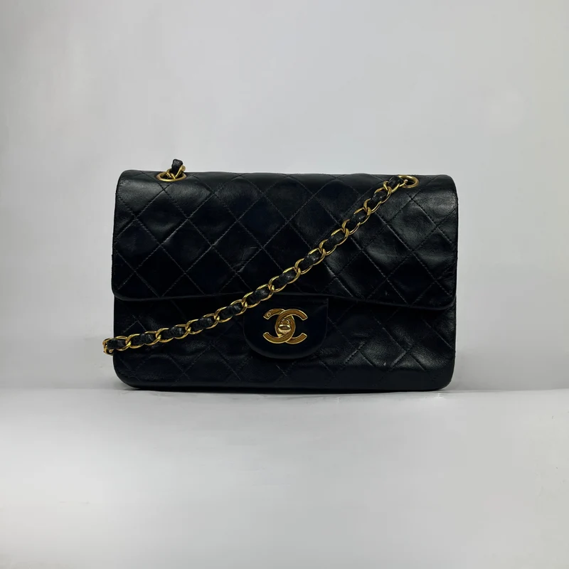 Chanel Liten dubbel Classic Flap Bag