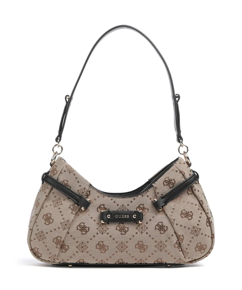 Guess Dorothy Axelremsväska latte logo/black