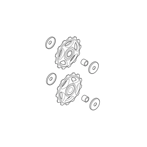 Shimano Rulltrissor RD-M410 Alivio/Acera 1 Par - Bakväxel