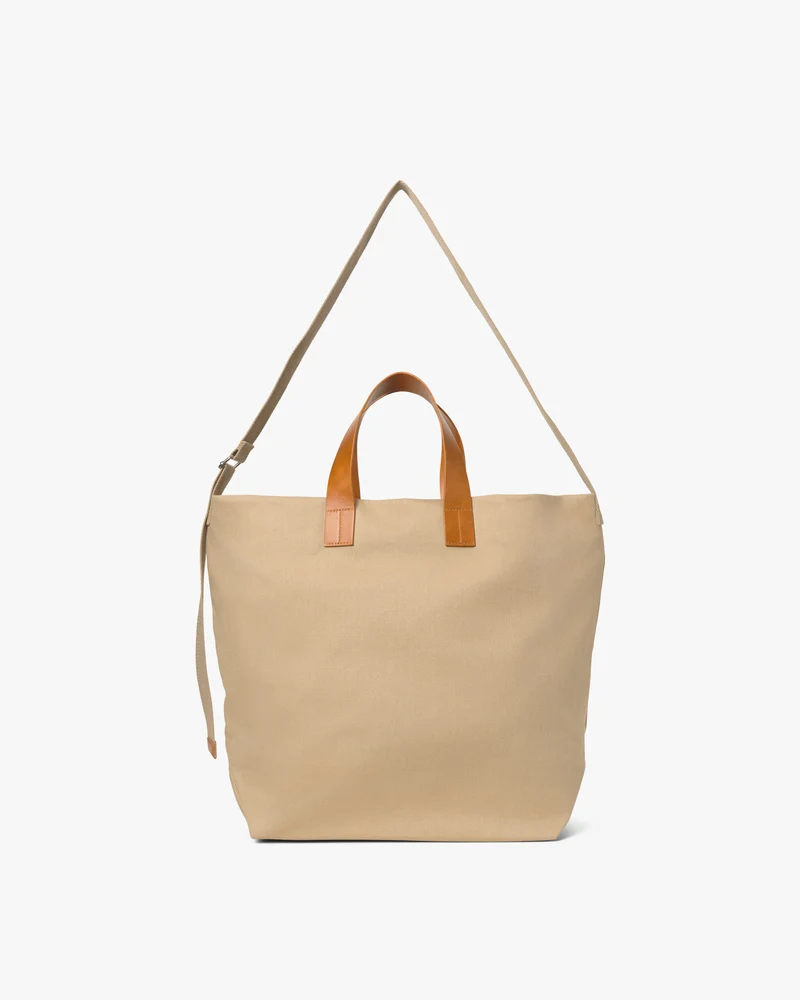 Medium Cotton Canvas Crossbody Väska
