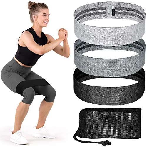 Resistance Bands for Legs and Butt (set of 3)