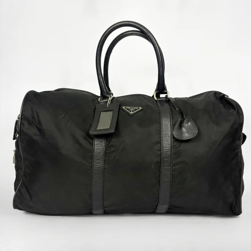 Prada Svart Weekender