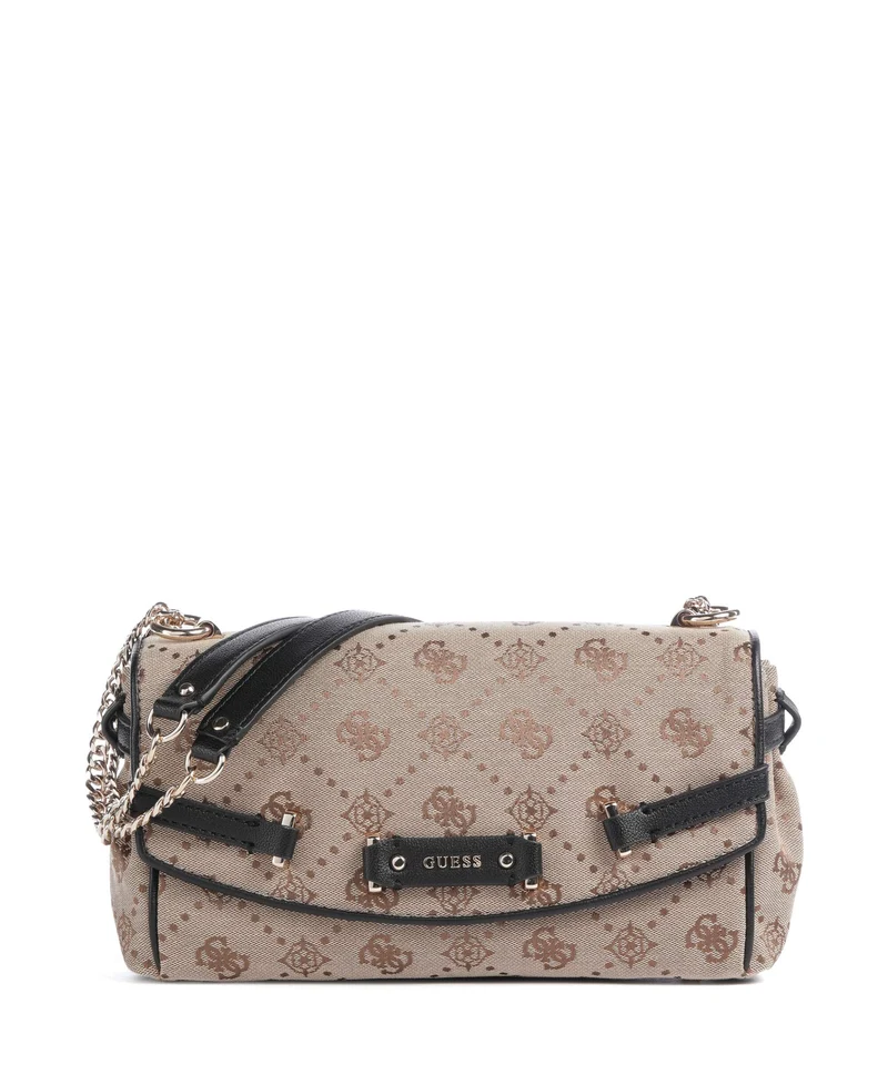 Guess Dorothy Axelremsväska latte logo/black