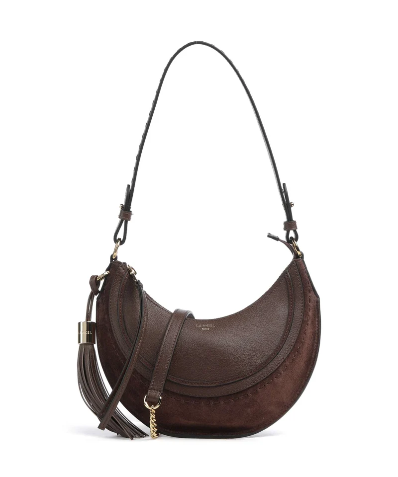 Lancel Hobohème S Axelremsväska coconut