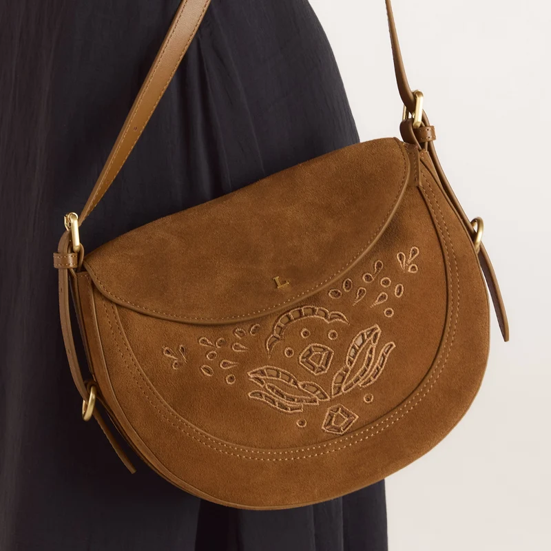 Talia Saddle Bag - Brun