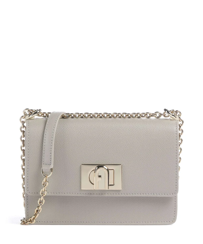 Furla 1927 Mini Axelremsväska stone gray