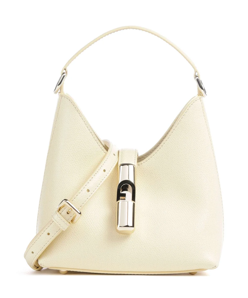 Furla Iride Mini Crossover väska cremino