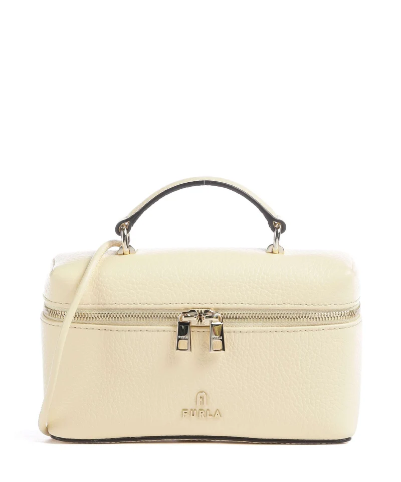 Furla Camelia Micro Crossover väska cremino