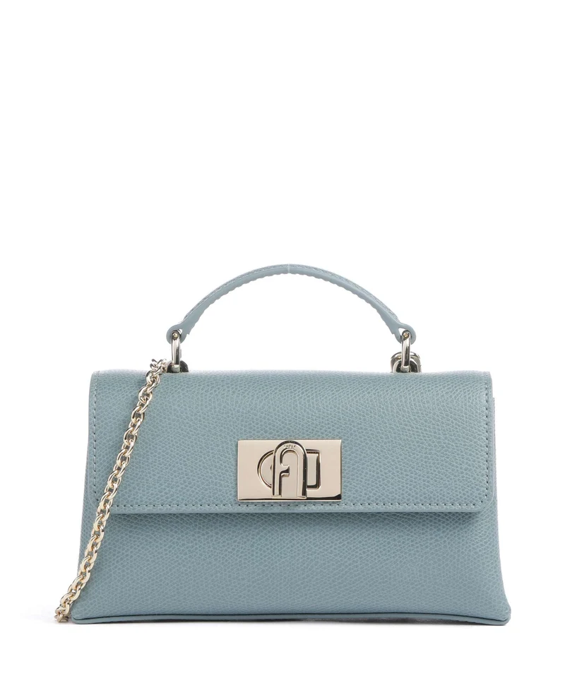 Furla 1927 Mini Crossover väska cloud blue