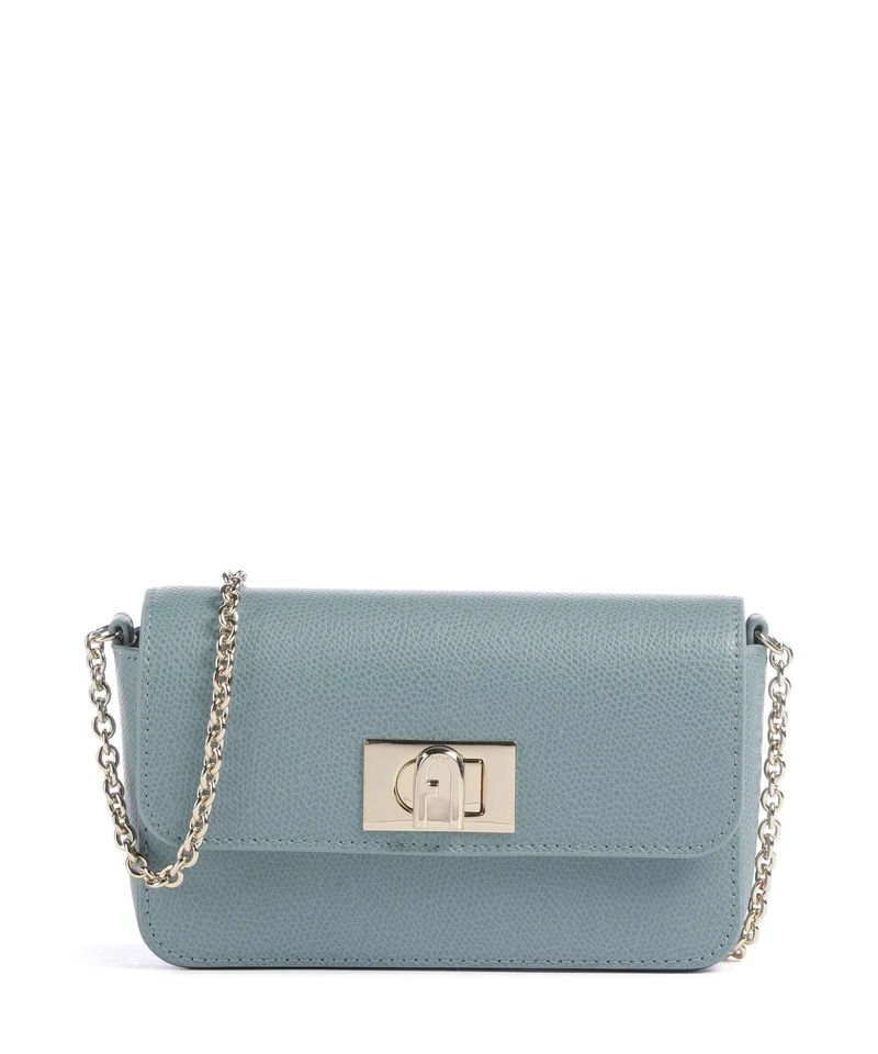 Furla 1927 Mini Crossover väska cloud blue