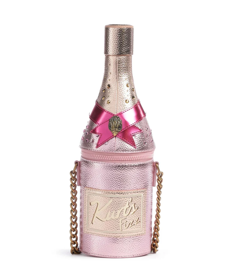 Kurt Geiger Champagne Bottle Crossover väska pink