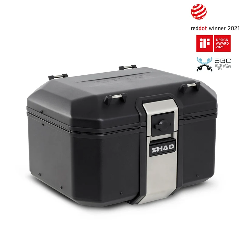 SHAD TR48 Top Case - Svart Aluminium 48L (D0TR48100B)