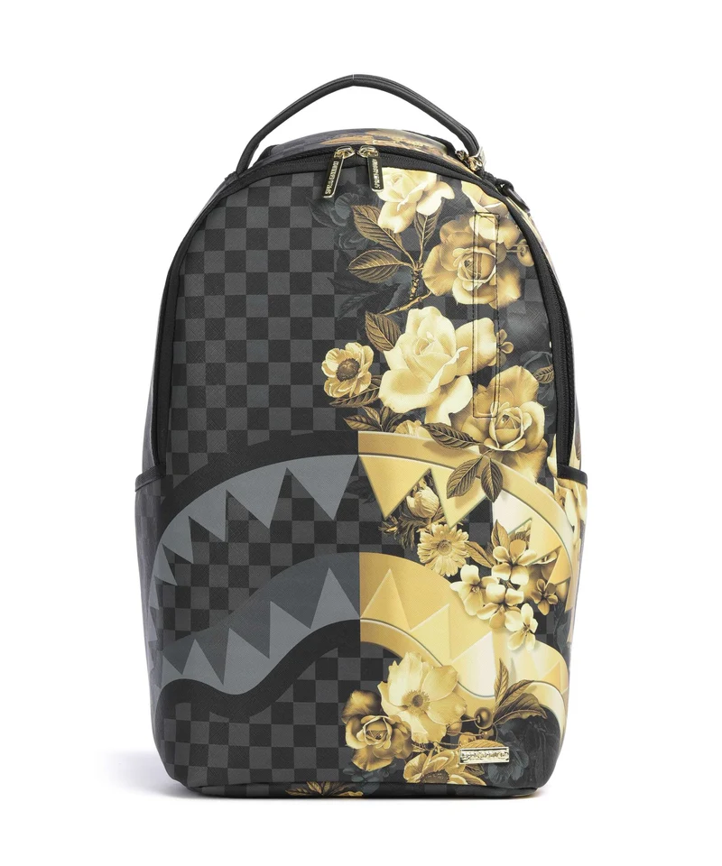 Sprayground Gold Floral Remix Ryggsäck black