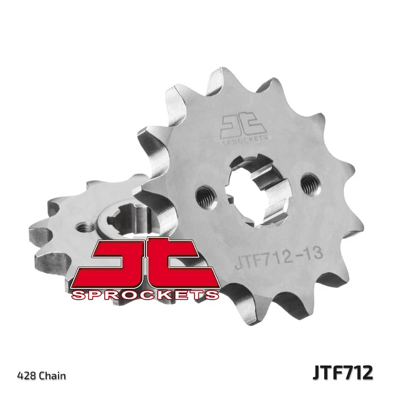 JT SPROCKETS Steel Standard Front Sprocket 712 - 428 ?JTF712.13