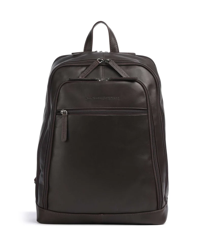 The Chesterfield Brand Wax Pull Up Cow Detroit Ryggsäck brown