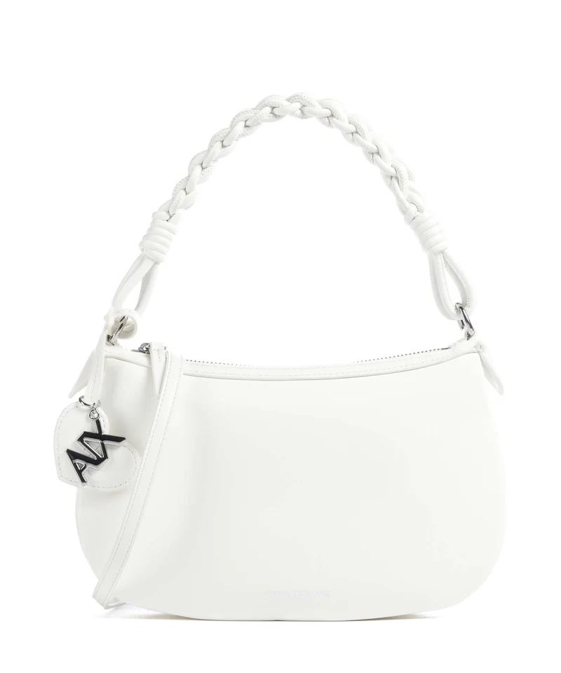 Armani Exchange Maya S Axelremsväska off white