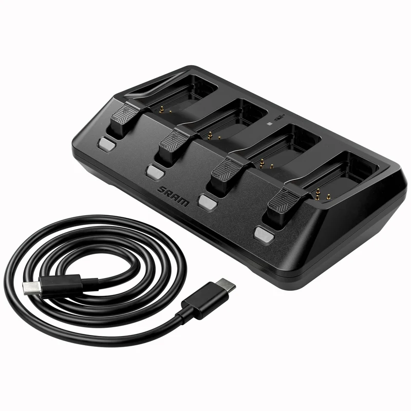 AXS Battery Base Charger 4-Ports Including USB-C Cord