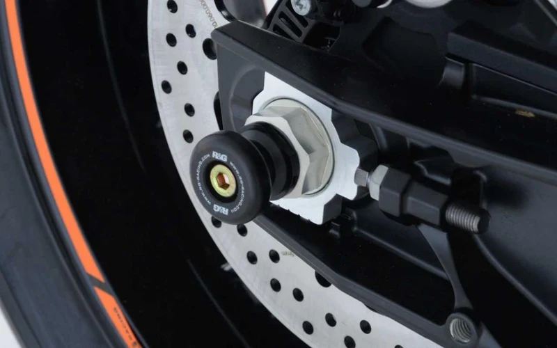 Rear Spindle Sliders, KTM 790 Duke 18- / 890R Duke, 790/890 Adventure, 890 SMT 23-, 1290 Super Adventure R 21-, CFMoto 800 NK 23-