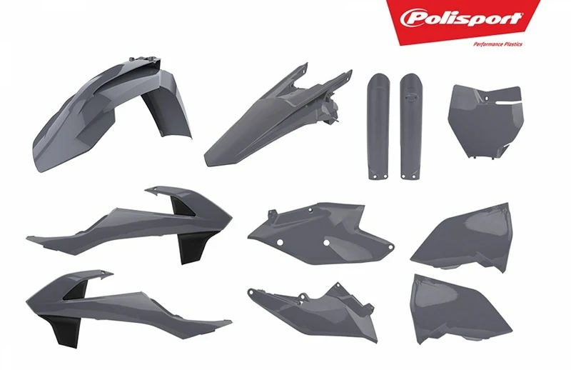 POLISPORT Plastics Kit Nardo Grey 90825