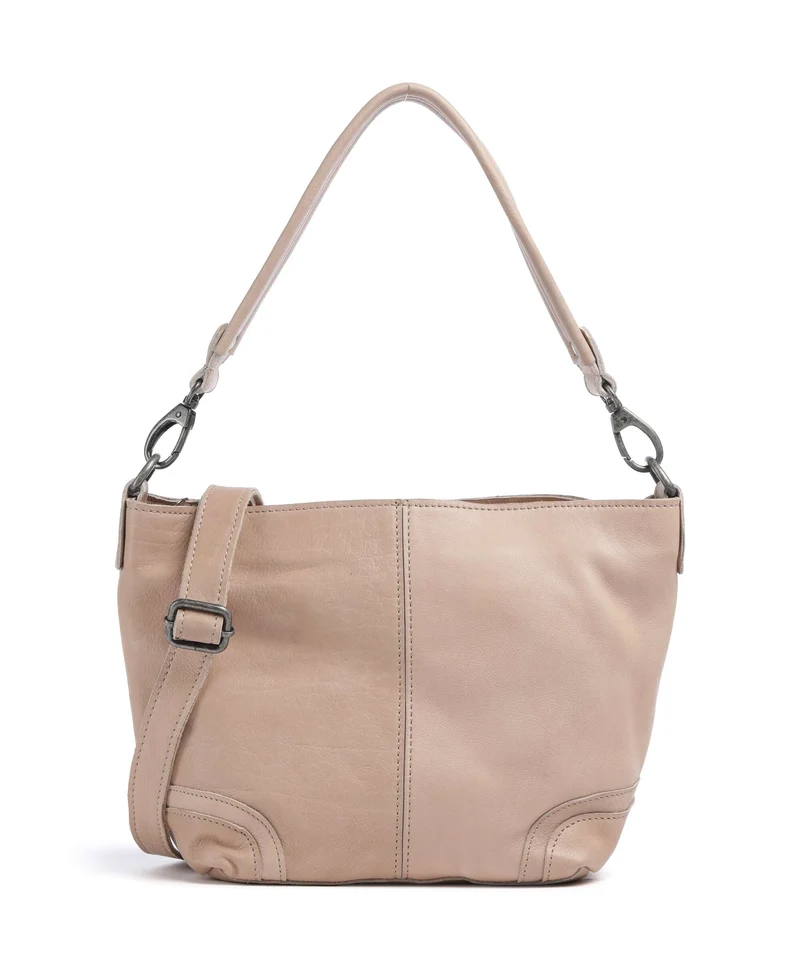 The Chesterfield Brand Washed Waxed Cow Lucy Axelremsväska beige
