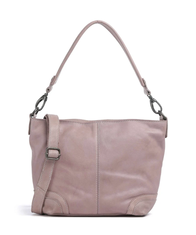 The Chesterfield Brand Washed Waxed Cow Lucy Axelremsväska lavender lilac
