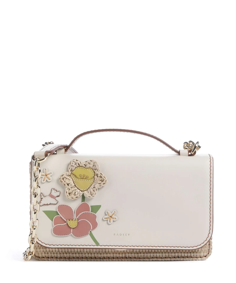 Radley London Spring Blooms Crossover väska natural