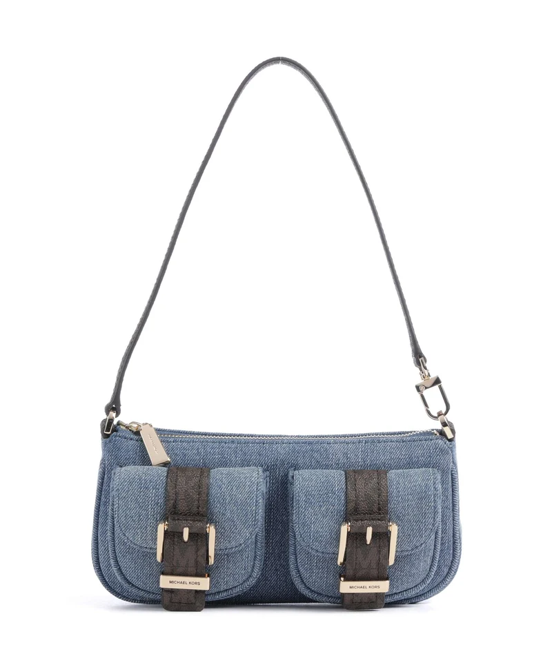 Michael Kors Zoe Small Axelremsväska new horizon