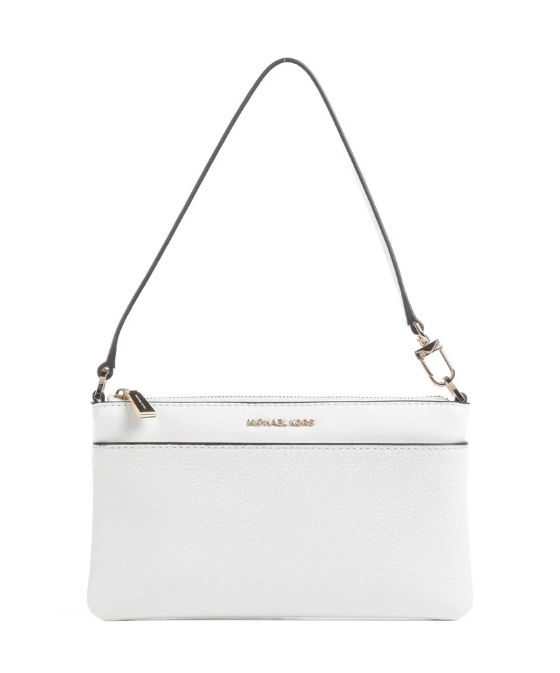 Michael Kors Jet Set Axelremsväska optic white