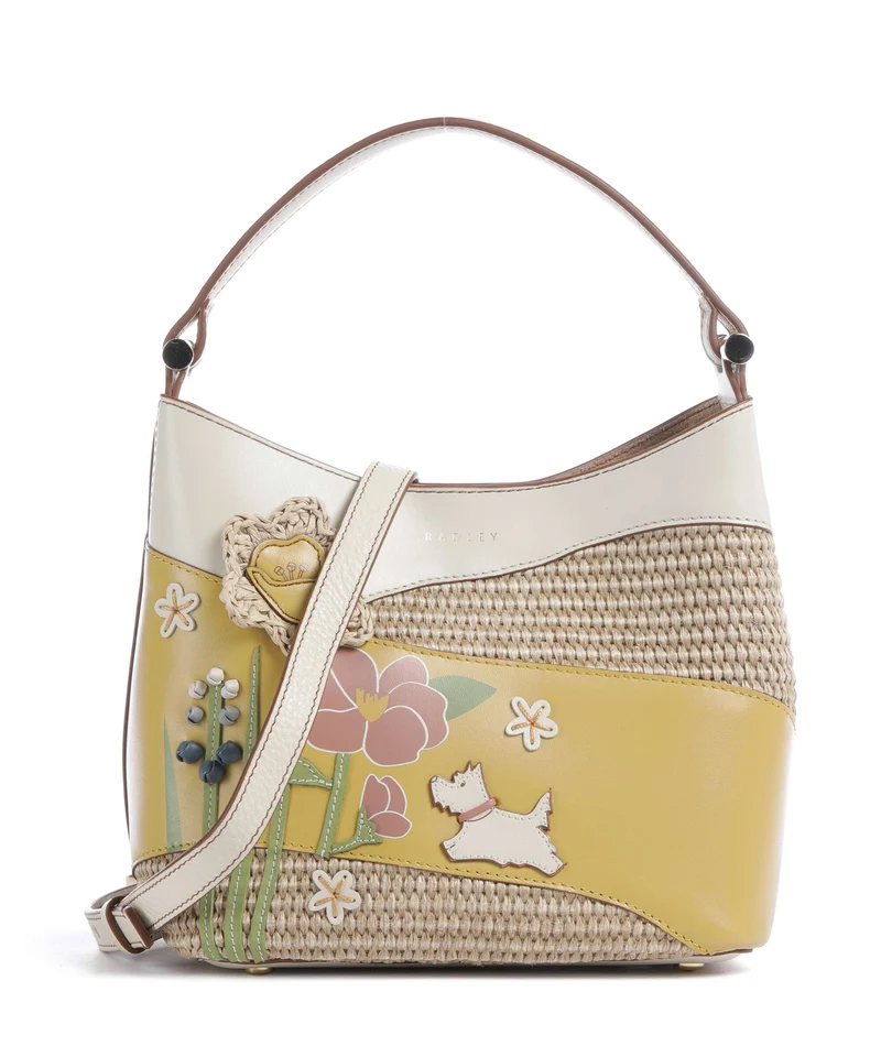 Radley London Spring Blooms Crossover väska salt