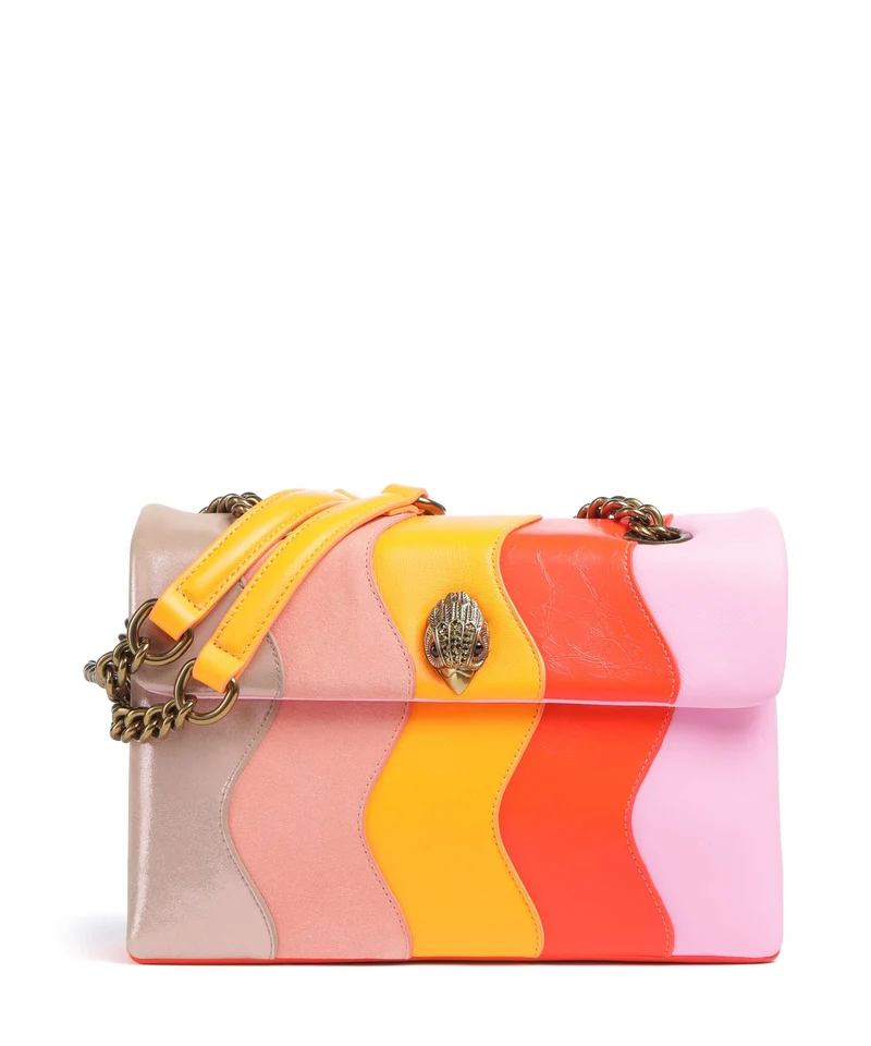 Kurt Geiger Kensington Axelremsväska pink combination