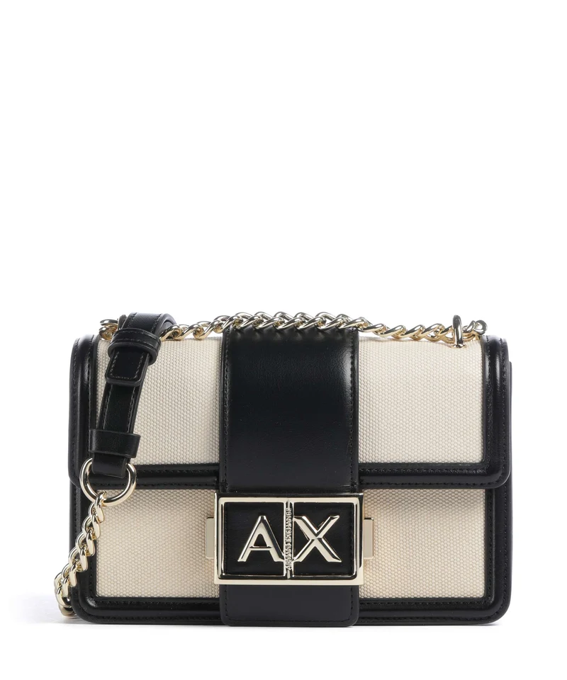 Armani Exchange Wonder S Axelremsväska natural/black