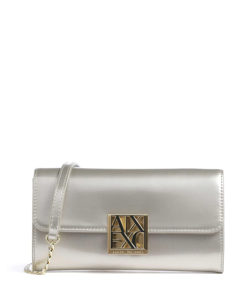 Armani Exchange Amy Crossover väska light gold