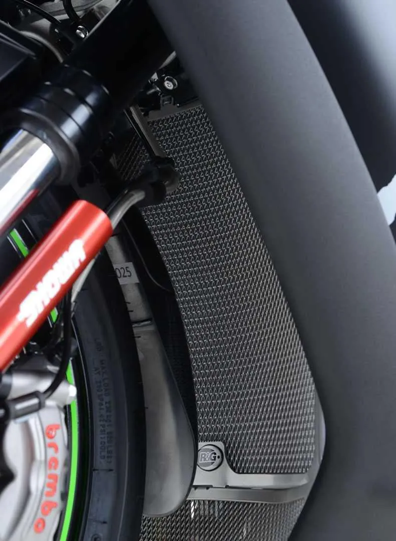Radiator Guard - BLACK - Kawasaki ZX10R 08-20
