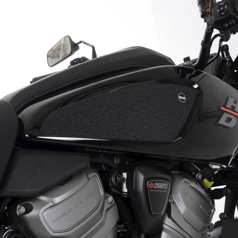 Harley-Davidson Pan America (Special) 21- Tank Traction Grips : BLACK 2-Grip Kit