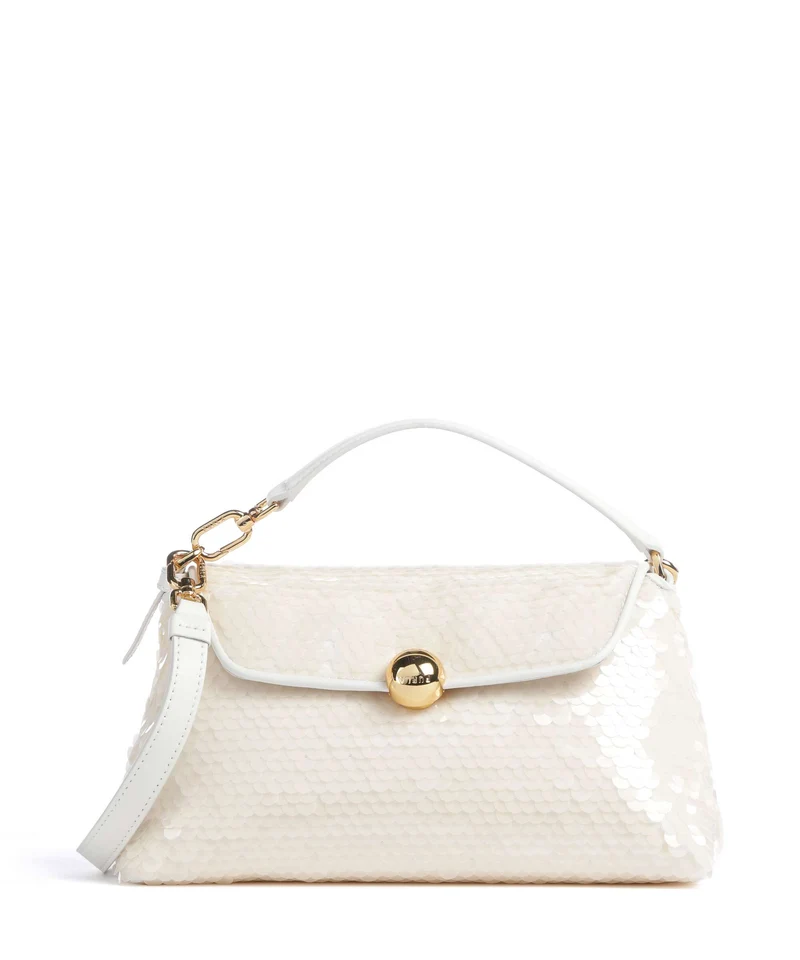 Furla Sfera Soft Mini Crossover väska talco