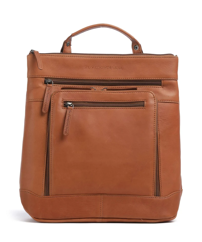 The Chesterfield Brand Wax Pull Up Cow Caldero Ryggsäck cognac