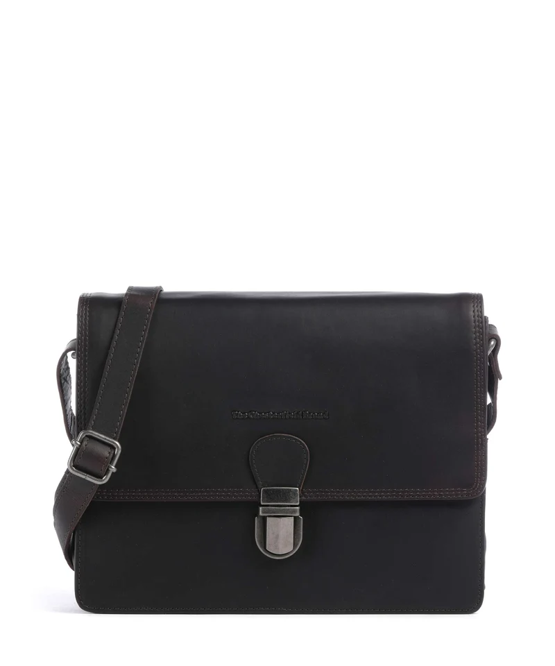 The Chesterfield Brand Wax Pull Up Cow Lunor Axelremsväska brown