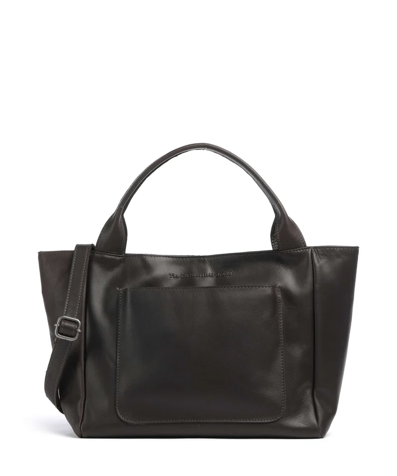 The Chesterfield Brand Wax Pull Up Cow Tenara Axelremsväska brown